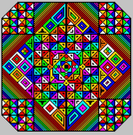 Pixel Mandala