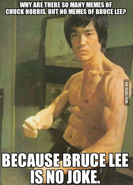 The reason behind Bruce Lee not having any memes. - 9GAG