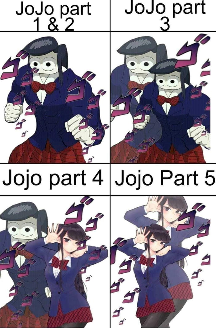 Araki's JoJo art-style evolution in a nutshell. - 9GAG