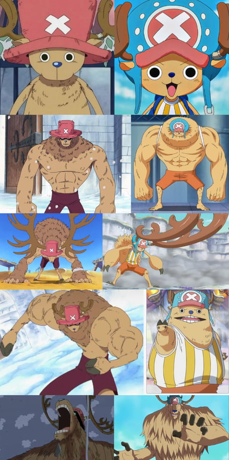 I made all of Chopper's Post-Timeskip Point transformations in