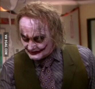 The Office: Creed's Joker Costume: Absolutely disturbing - 9GAG