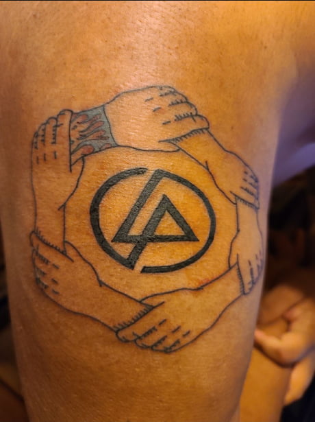 Smiling Chester Bennington tattoo Linkin Park  Best Tattoo Ideas Gallery