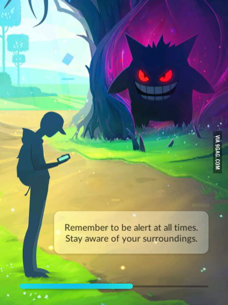 Gengar Used Scary Face! - 9GAG