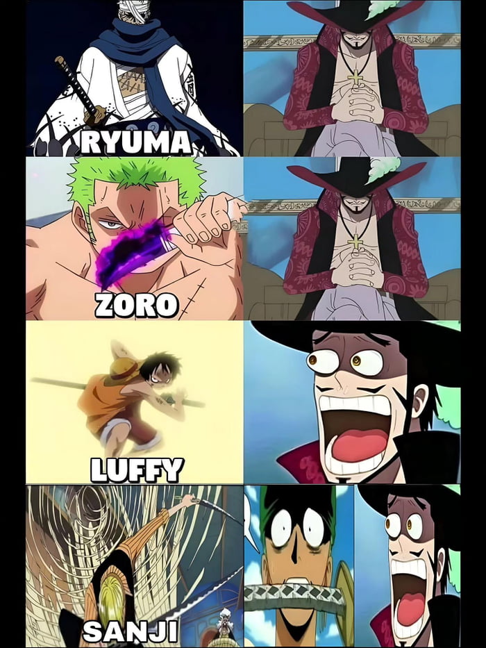 Is it true that Zorro is the second-best swordsman in the world? He’s not even the second-best among the Straw Hats!