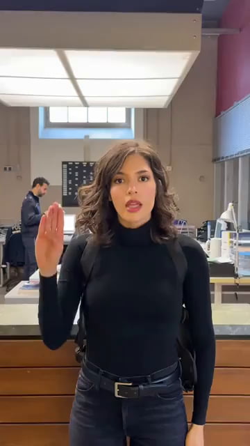 When you try to give a secret signal for help but it's misinterpreted