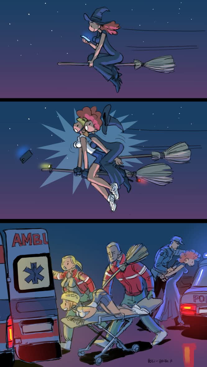 Don't text and fly (Boli blog)