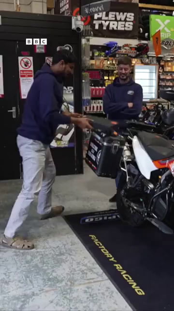 Yogesh Alekari, a world traveller, who got his bike stolen in UK, got gifted a brand new bike from that bike company. in a beautiful gesture so that he can resume his journey.