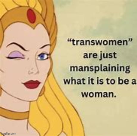 "Transwomen" are mansplaining