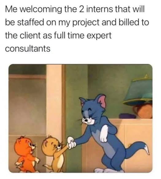 Looking at you Big 4.