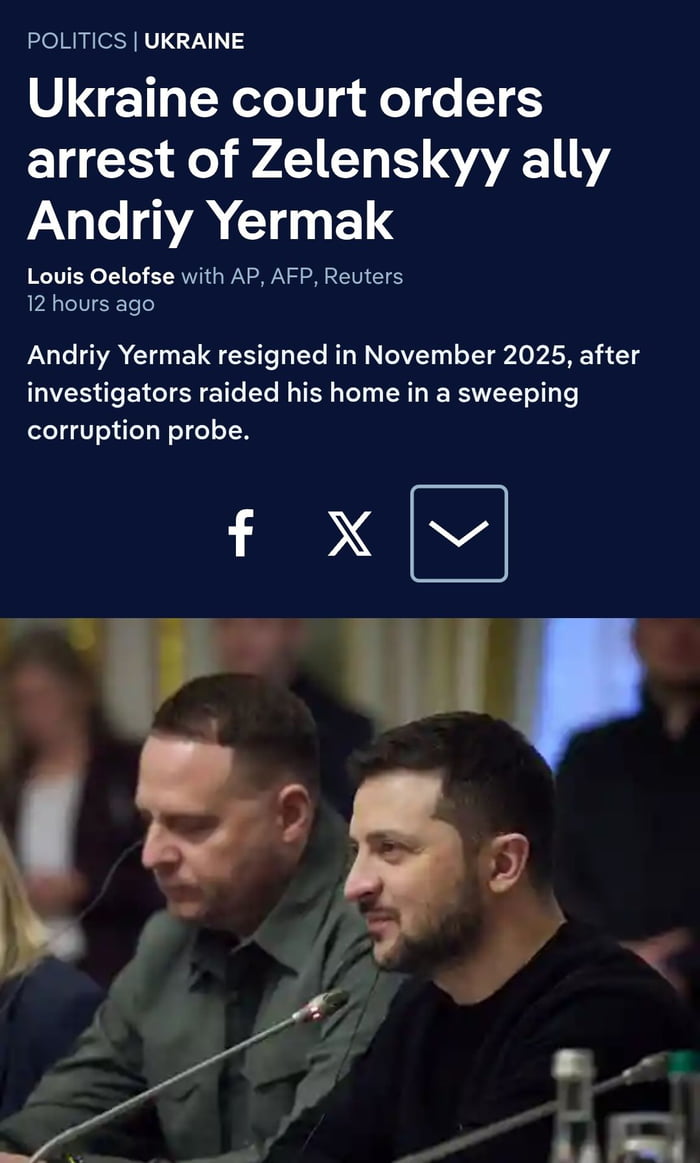 But Zelensky has nothing to do with the insane ukro corruption huh fellow 9gag incels?