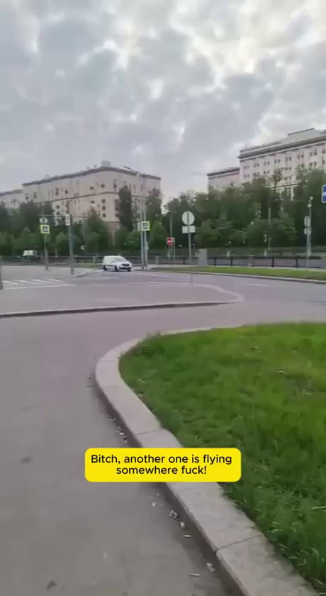 Moscow. Drone attack continues right now. Our local correspondent reports air defense activity directly above him.