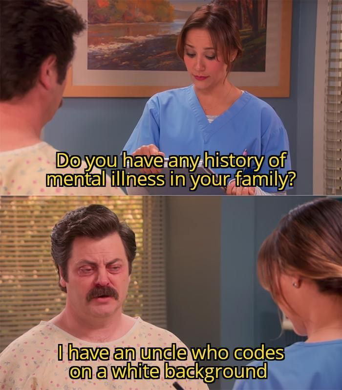 Dark mode or Go home