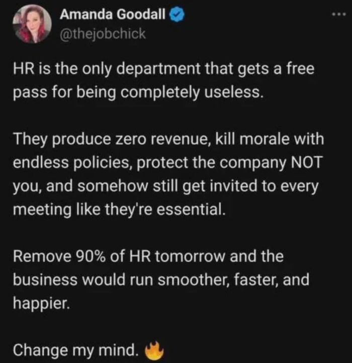 Someone finally said it