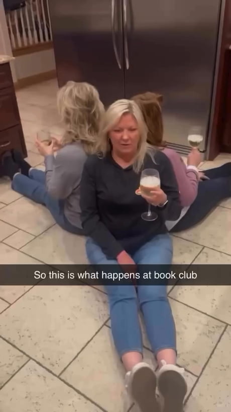 Book club meetings are getting wilder